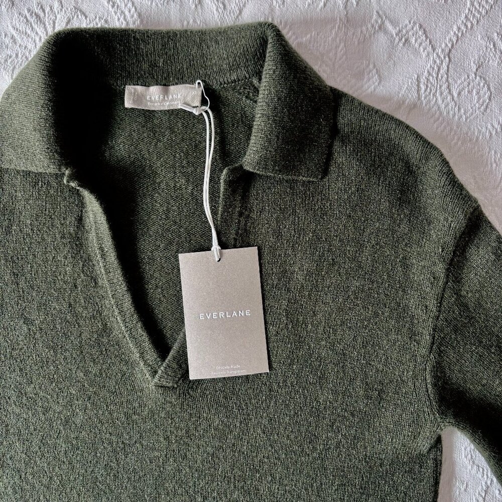 The Cashmere Polo in Kambaba - Everlane - X-Small - Brand New with Tags